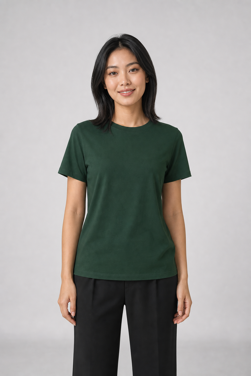 Women's Relaxed Tee — On model