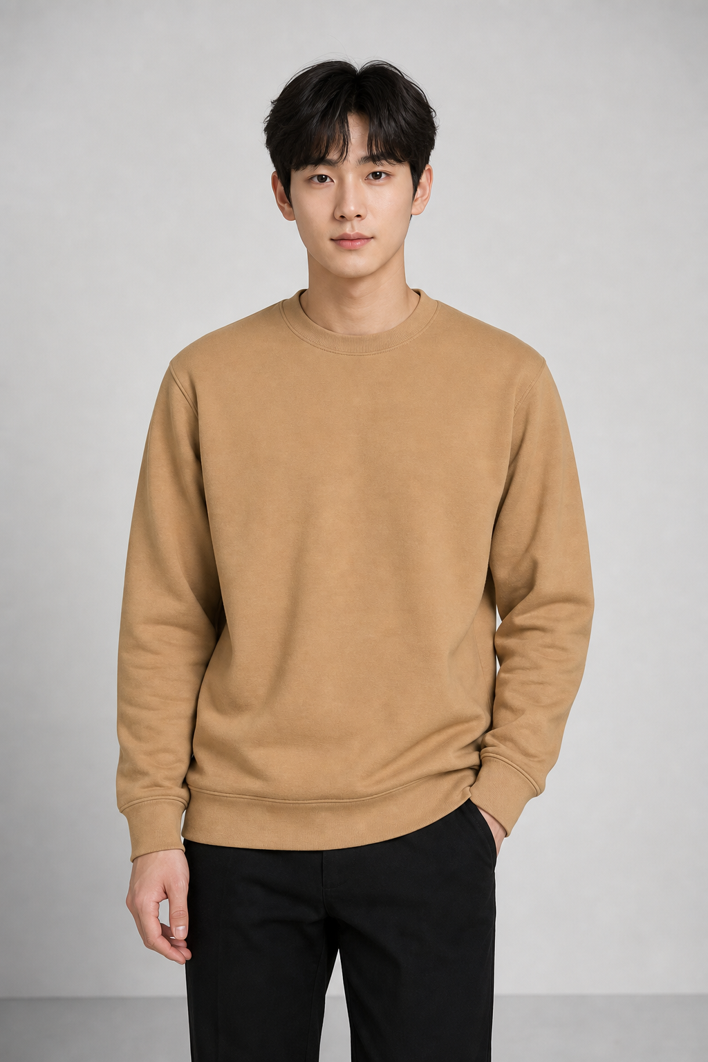 Premium Crewneck — On model