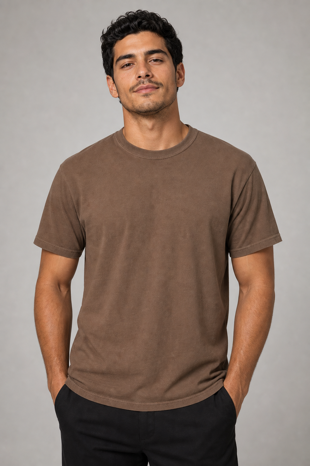 Premium Heavyweight Tee — On model