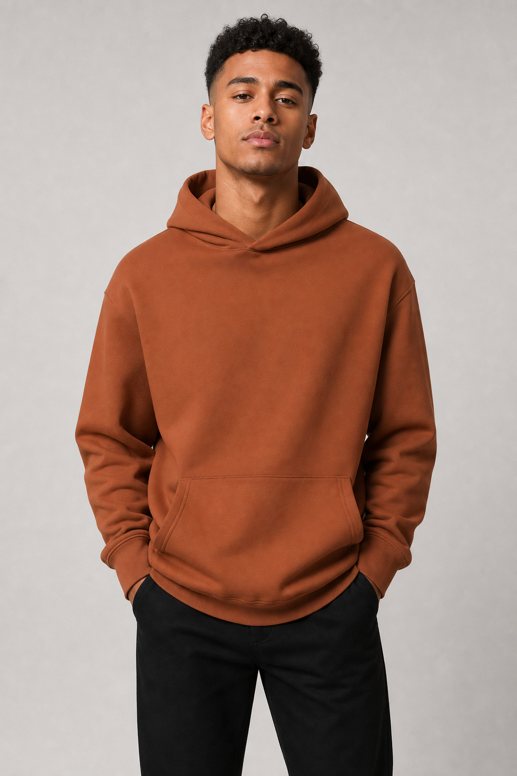 Premium Oversized Hoodie — On model