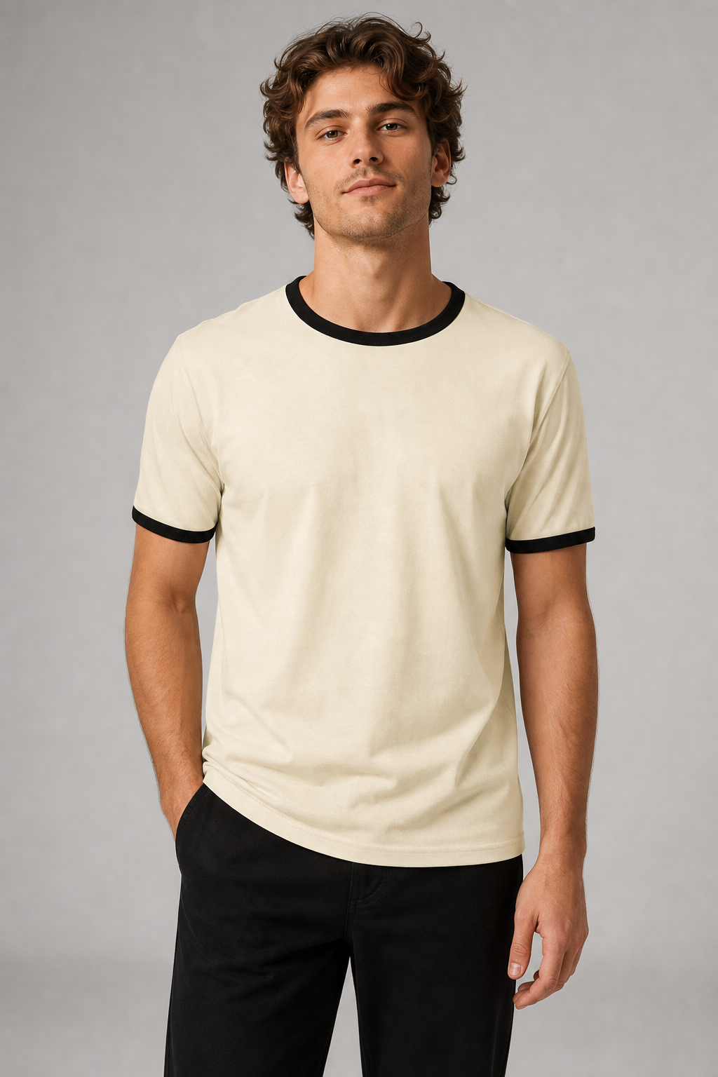 Ringer Shirt — On model