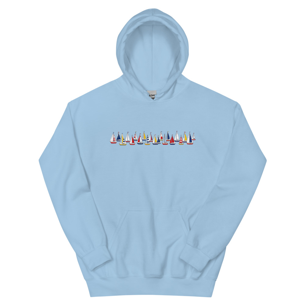 sailboats hoodie